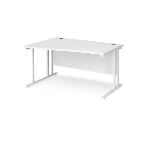 Maestro Cantilever Leg Left Hand Wave Office Desk