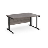 Maestro Cantilever Leg Right Hand Wave Office Desk