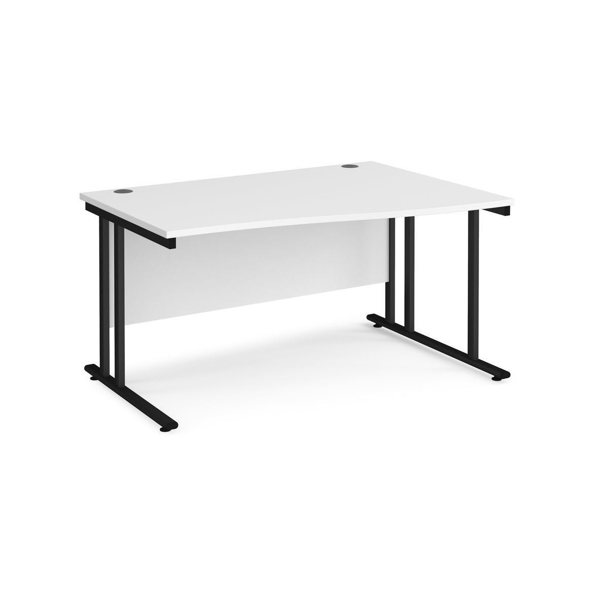 Maestro Cantilever Leg Right Hand Wave Office Desk