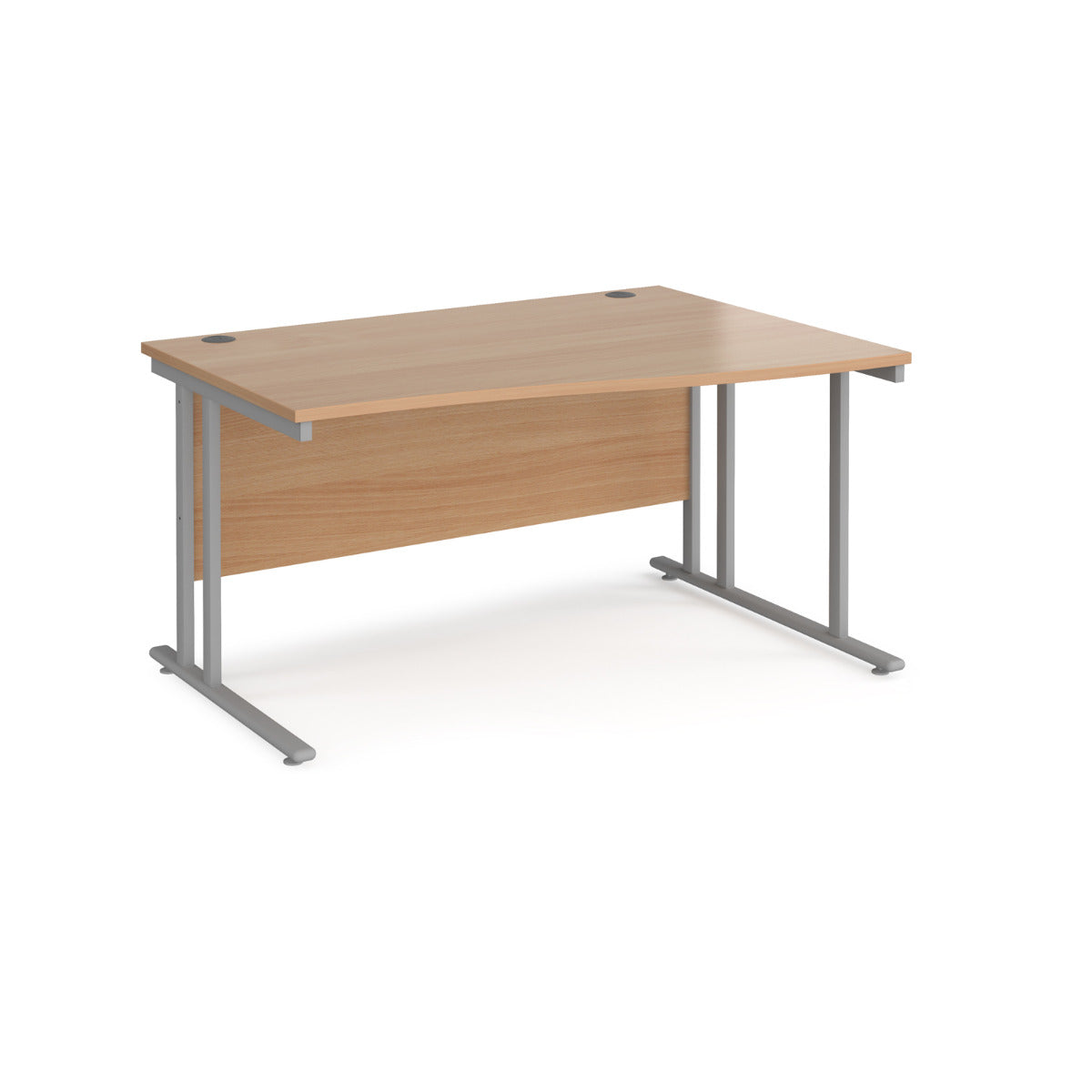 Maestro Cantilever Leg Right Hand Wave Office Desk