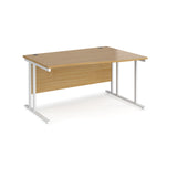 Maestro Cantilever Leg Right Hand Wave Office Desk