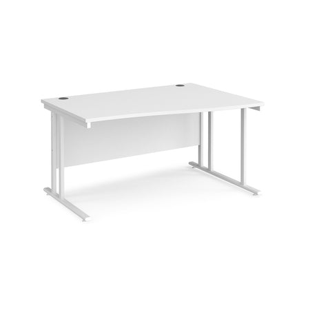 Maestro Cantilever Leg Right Hand Wave Office Desk