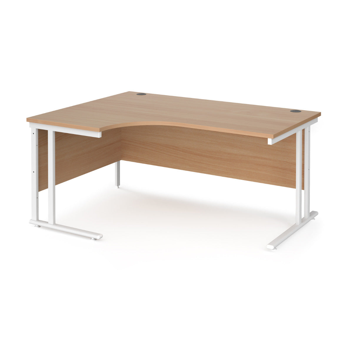 Maestro Cantilever Leg Left Hand Ergonomic Corner Office Desk