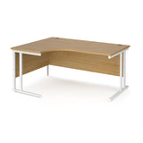 Maestro Cantilever Leg Left Hand Ergonomic Corner Office Desk