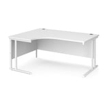 Maestro Cantilever Leg Left Hand Ergonomic Corner Office Desk