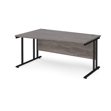 Maestro Cantilever Leg Left Hand Wave Office Desk