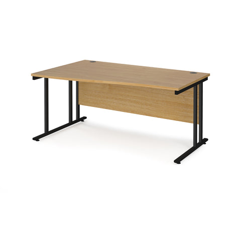 Maestro Cantilever Leg Left Hand Wave Office Desk