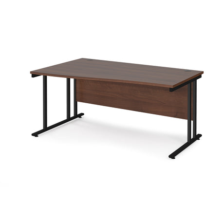 Maestro Cantilever Leg Left Hand Wave Office Desk