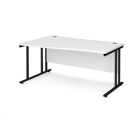 Maestro Cantilever Leg Left Hand Wave Office Desk