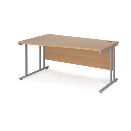 Maestro Cantilever Leg Left Hand Wave Office Desk