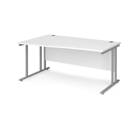 Maestro Cantilever Leg Left Hand Wave Office Desk