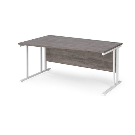 Maestro Cantilever Leg Left Hand Wave Office Desk