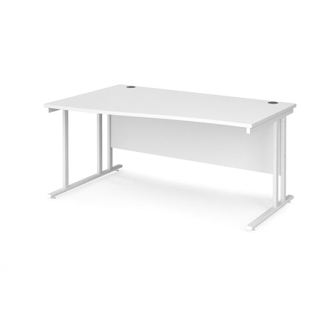 Maestro Cantilever Leg Left Hand Wave Office Desk