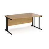 Maestro Cantilever Leg Right Hand Wave Office Desk