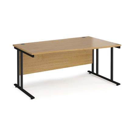 Maestro Cantilever Leg Right Hand Wave Office Desk