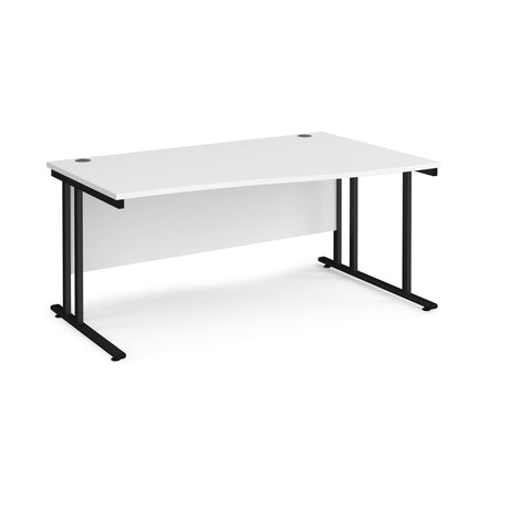 Maestro Cantilever Leg Right Hand Wave Office Desk