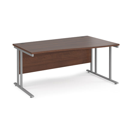 Maestro Cantilever Leg Right Hand Wave Office Desk