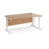 Maestro Cantilever Leg Right Hand Wave Office Desk