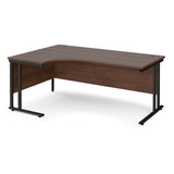 Maestro Cantilever Leg Left Hand Ergonomic Corner Office Desk