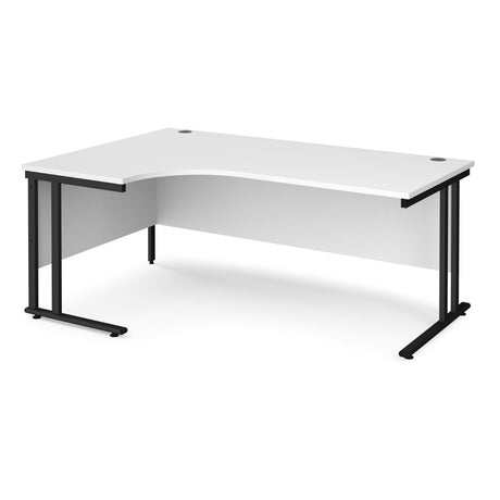 Maestro Cantilever Leg Left Hand Ergonomic Corner Office Desk