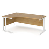 Maestro Cantilever Leg Left Hand Ergonomic Corner Office Desk