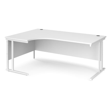 Maestro Cantilever Leg Left Hand Ergonomic Corner Office Desk