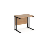 Maestro 600mm Deep Straight Cantilever Leg Office Desk