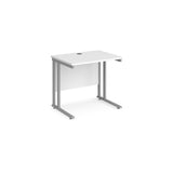 Maestro 600mm Deep Straight Cantilever Leg Office Desk