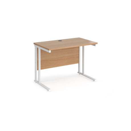 Maestro 600mm Deep Straight Cantilever Leg Office Desk