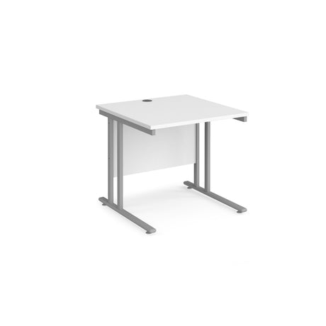 Maestro 800mm Deep Straight Cantilever Leg Office Desk