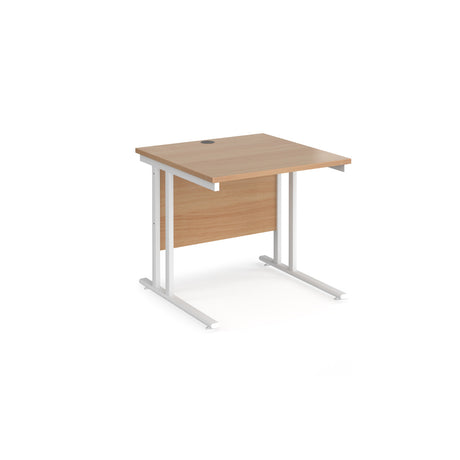 Maestro 800mm Deep Straight Cantilever Leg Office Desk