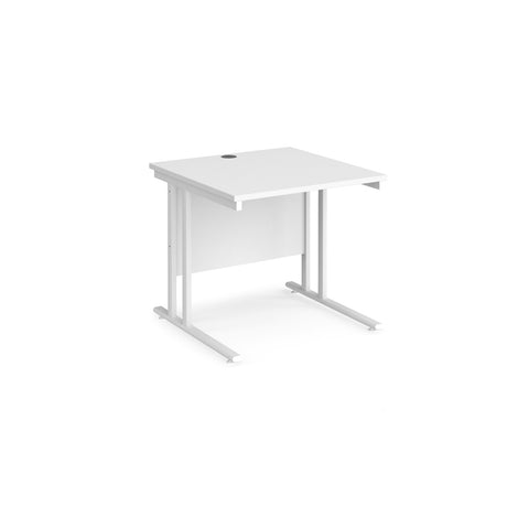 Maestro 800mm Deep Straight Cantilever Leg Office Desk