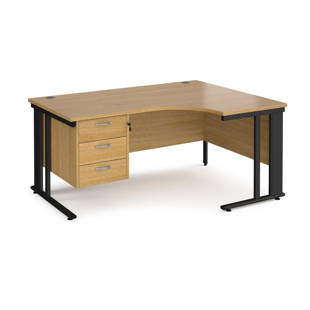 L shaped computer desk on sale with cable management