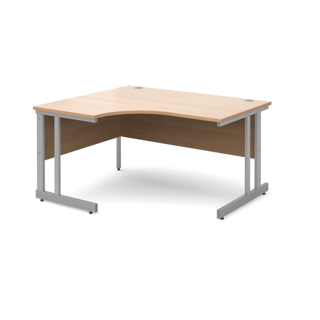 Momento Cantilever Leg Left Hand Ergonomic Corner Office Desk