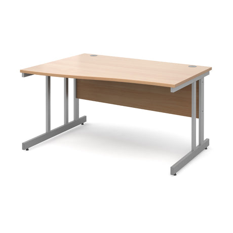 Momento Cantilever Leg Left Hand Wave Office Desk