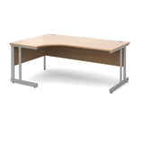 Momento Cantilever Leg Left Hand Ergonomic Corner Office Desk