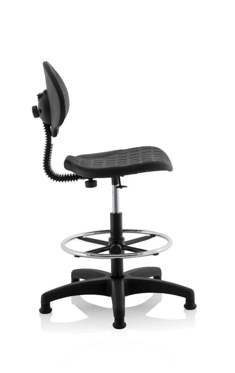 Malaga Draughtsman Operator Polyurethane Medium Office Chair