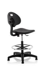 Malaga Draughtsman Operator Polyurethane Medium Office Chair