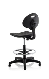 Malaga Draughtsman Operator Polyurethane Medium Office Chair