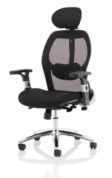 Sanderson Mesh Seat and Back Office Chair - Multiple Colour Options