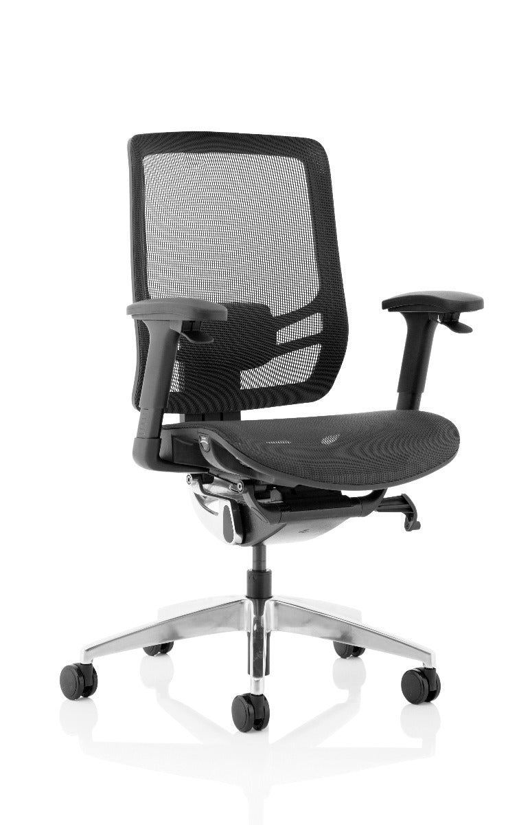 Ergo Click Black Mesh Seat and Back Operator Office Chair