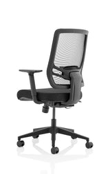 Ergo Twist Black Fabric Seat and Mesh Back Office Chair