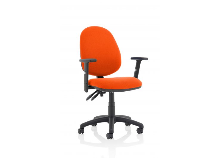 Eclipse 2 Plus Fabric Operator Office Chair - Optional Colour and Armrests