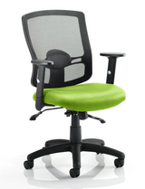 Portland II Mesh Back and Fabric Seat Task Operator Office Chair - Multiple Colour Options