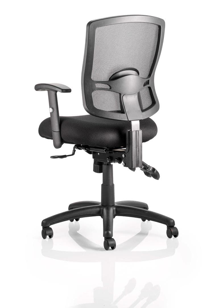 Portland III Mesh Back and Fabric Seat Task Operator Office Chair - Multiple Colour Options