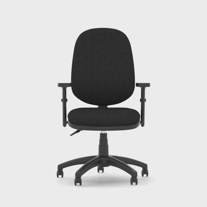 Eclipse Plus II Medium Back Task Operator Office Chair - Optional Arms - Multiple Seat Colour Options