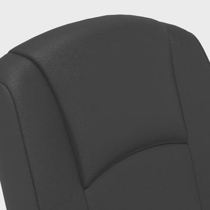 Bella Medium Back Black Bonded Leather Black Cantilever Visitor Chair