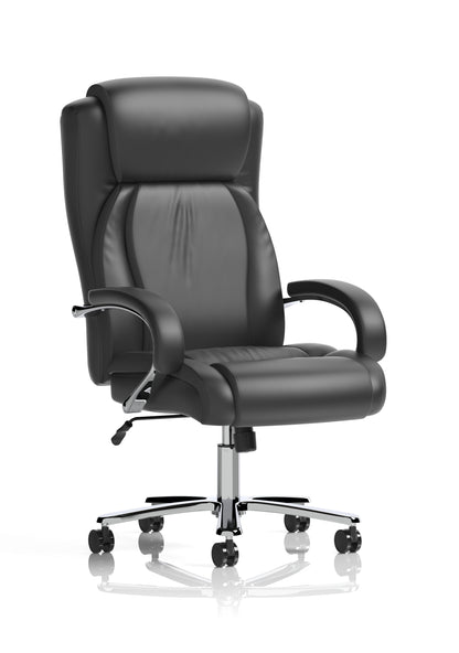 Austin Heavy Duty Task Operator Office Chair Black Leather