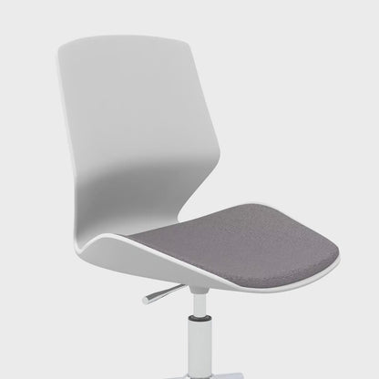 Florence White Frame Fabric Office Chair - Multiple Colour Options