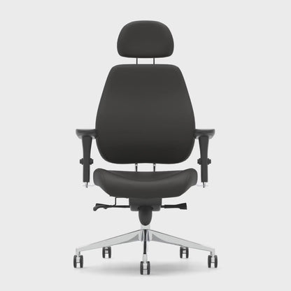 Chiro Plus Ultimate High Back Ergonomic Posture Chair with Arms and Headrest -  - Available in 20 Colour Choices